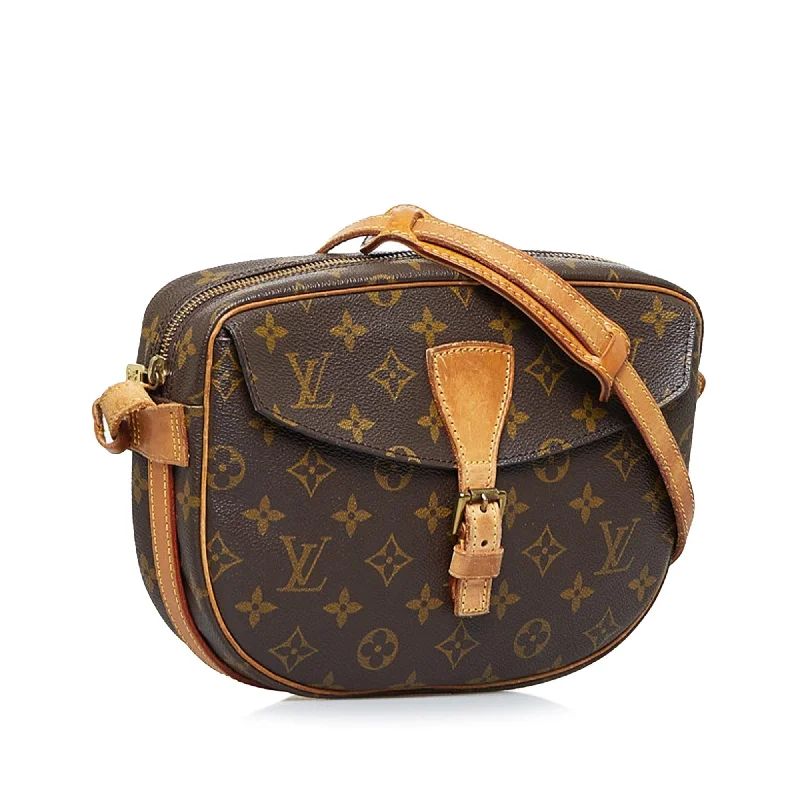 Louis Vuitton handbags with a beaded trim for a touch of glamourLouis Vuitton Monogram Jeune Fille (SHG-83NCxe)