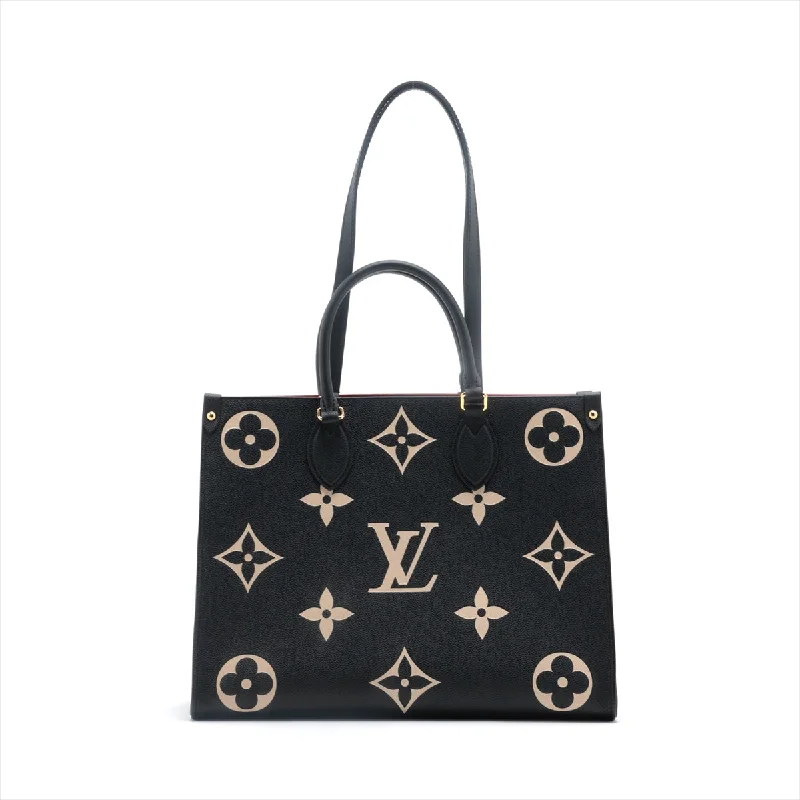 Louis Vuitton Alma bags with a monogram - embossed leather surfaceLouis Vuitton Monogram Emplant On The Go MM M45495