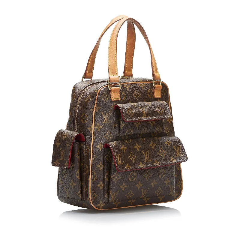 Ladies Louis Vuitton shoulder bags with a tassel decoration for charmLouis Vuitton Monogram Excentri-Cite (SHG-WsXXwt)