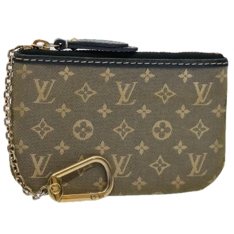 Louis Vuitton Twist bags with a snakeskin - effect panel for a bold lookLOUIS VUITTON Monogram Idylle Pochette Cles Coin Purse M62995 LV Auth 58989