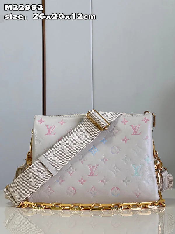 Ladies Louis Vuitton Petite Malle bags in a pastel color for a soft lookBoldCollect - LOUIS VUITTON BAGS - 788