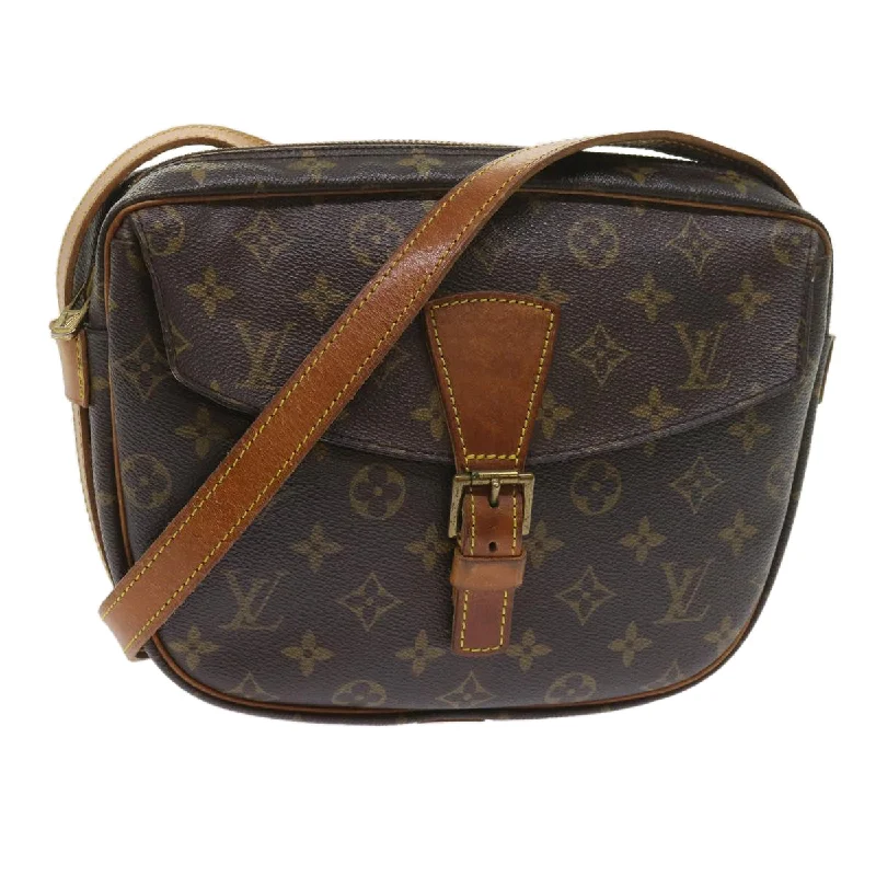 Louis Vuitton backpacks with a padded back panel for comfort during long - wearLOUIS VUITTON Monogram Jeune Fille GM Shoulder Bag M51225 LV Auth ep2188