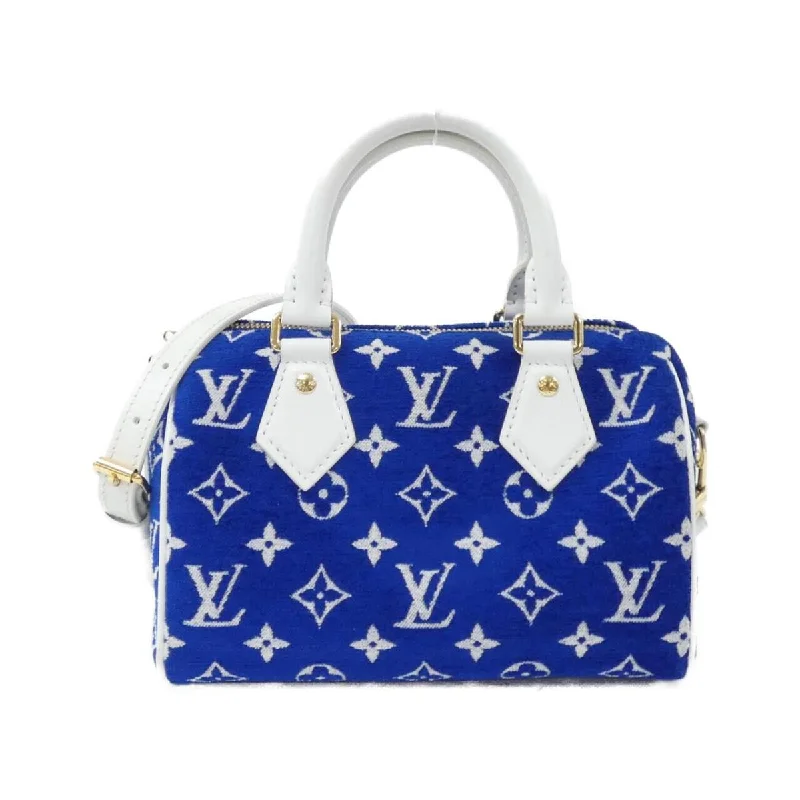 Louis Vuitton bags with a zip - around closure for enhanced securityLouis Vuitton Monogram Jacquard Velvet (LV Match) Speedy Bandouliere 20cm M20751 Boston Bag