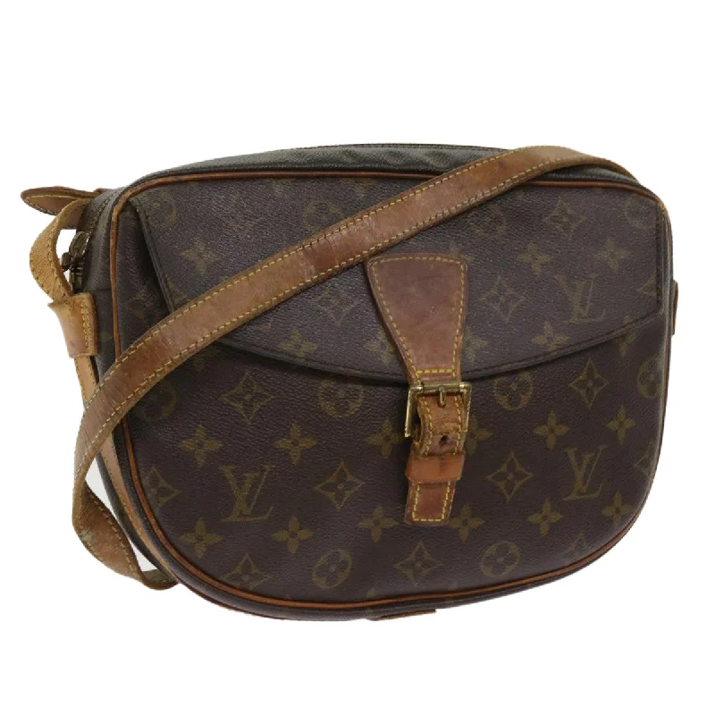 Louis Vuitton handbags with a metal - framed clasp for durabilityLOUIS VUITTON Monogram Jeune Fille GM Shoulder Bag M51225 LV Auth 64396