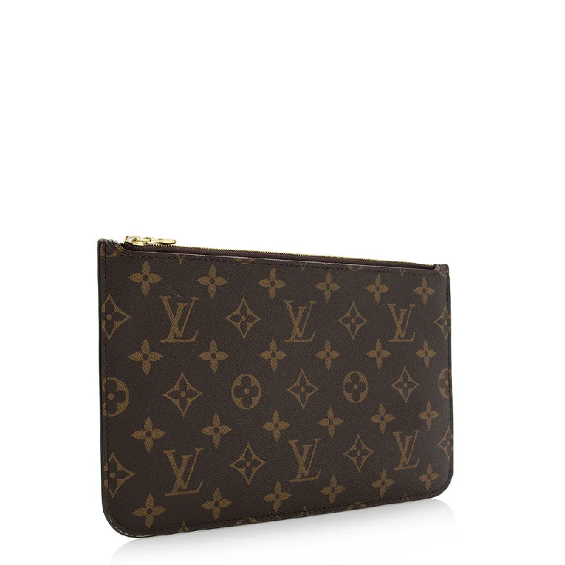 Louis Vuitton bags with a zippered interior pocket for better organizationLouis Vuitton Monogram Canvas Neverfull MM Pochette (21379)