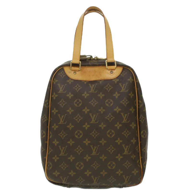 Louis Vuitton bags with a detachable mirror inside for on - the - go touch - upsLOUIS VUITTON Monogram Excursion Hand Bag M41450 LV Auth 37150