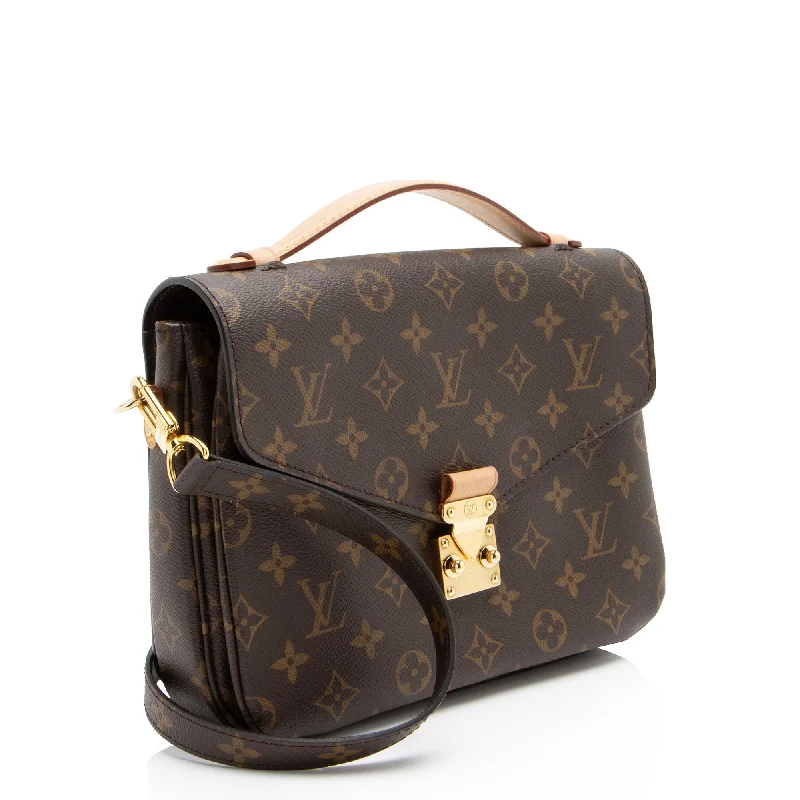 Louis Vuitton crossbody bags with adjustable shoulder straps for comfortLouis Vuitton Monogram Canvas Pochette Metis Shoulder Bag (pIyBMS)