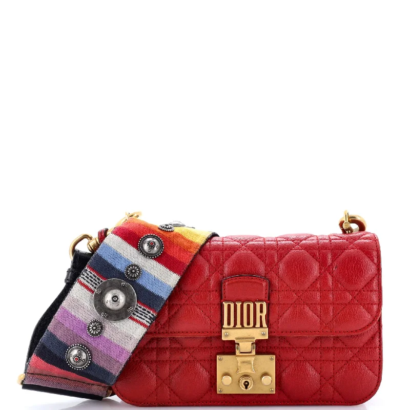 Christian Dior crossbody bags with a front - flap pocket for easy accessDioraddict Flap Bag Cannage Quilt Lambskin Small