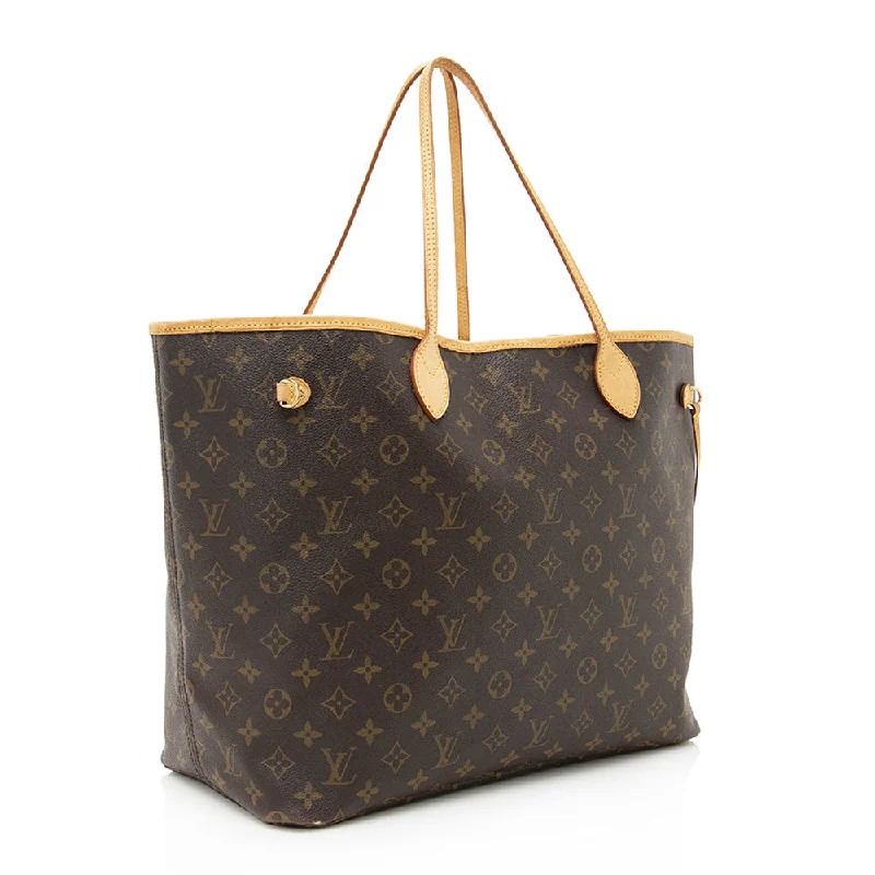 Louis Vuitton bags with a chain - link trim and a leather body for a modern edgeLouis Vuitton Monogram Canvas Neverfull GM Tote - FINAL SALE (16690)