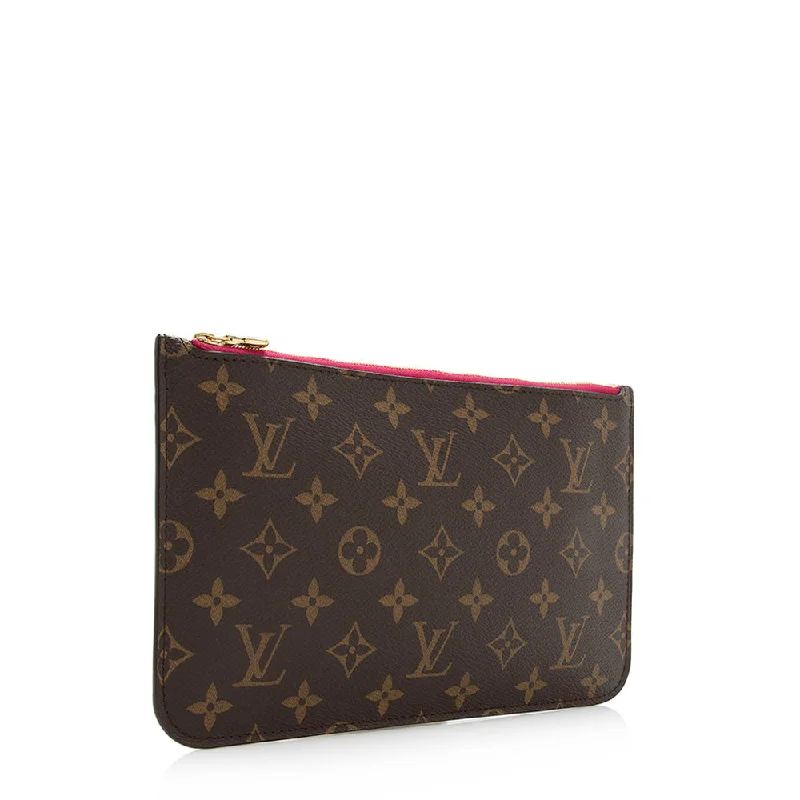 Louis Vuitton crossbody bags with a keychain holder for practicalityLouis Vuitton Monogram Canvas Neverfull MM Pochette (21468)