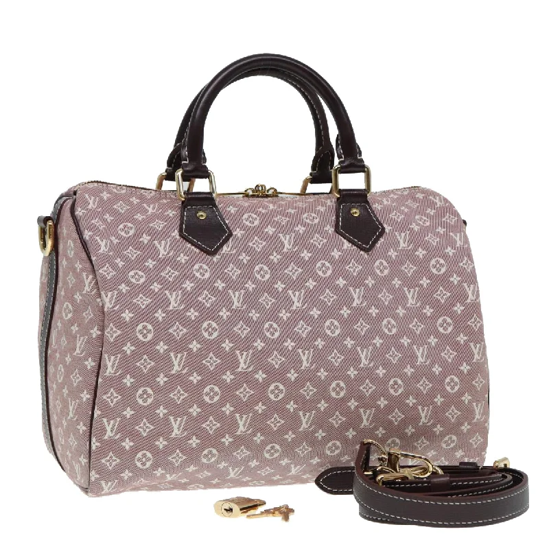 Louis Vuitton Twist bags with a crystal - embellished LV - turnlockLOUIS VUITTON Monogram Idylle Speedy Bandouliere 30 Bag Sepia M56704 Auth ki4784