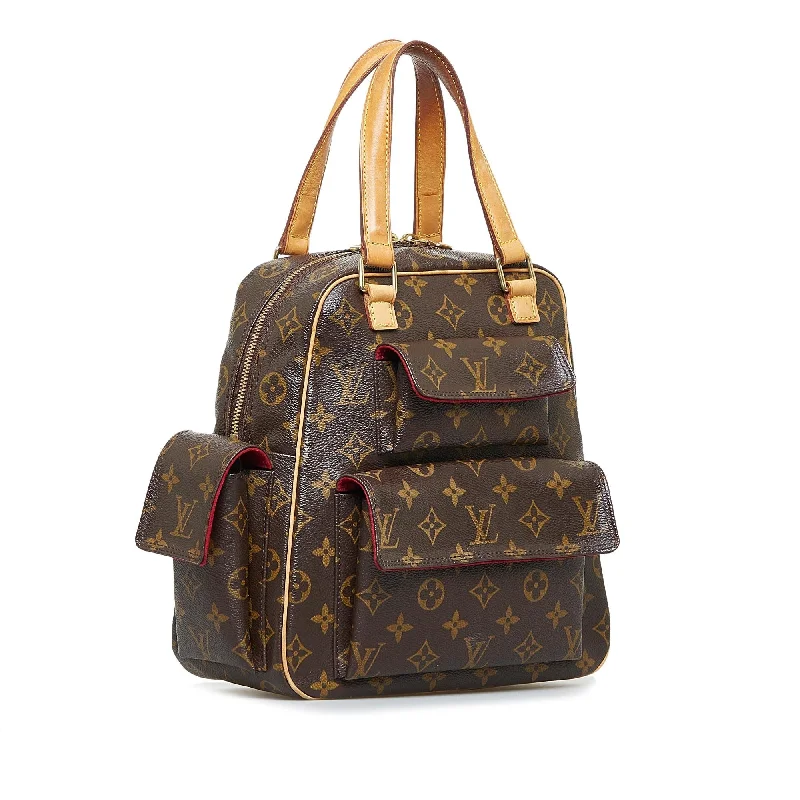 Ladies Louis Vuitton Capucines bags with gold - toned hardwareLouis Vuitton Monogram Excentri-Cite (SHG-SgdKMe)