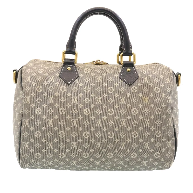 Louis Vuitton bags with a snap - button closure and a decorative charm for styleLOUIS VUITTON Monogram Idylle Speedy Bandouliere 30 Hand Bag M56703 Auth tp183