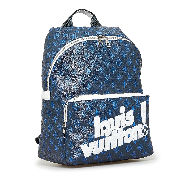 Louis Vuitton tote bags with a printed LV logo on the front for brand visibilityLouis Vuitton Monogram Everyday Discovery Backpack PM (SHG-uv4nrZ)