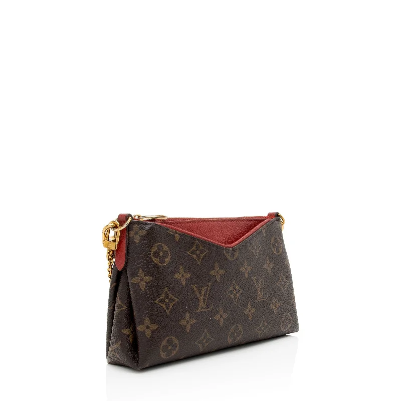 Louis Vuitton Alma bags with a detachable shoulder strap for versatilityLouis Vuitton Monogram Canvas Pallas Clutch - FINAL SALE (OgqvvG)