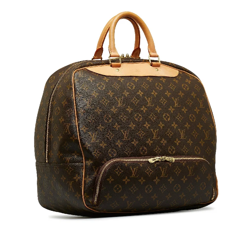 Louis Vuitton bags with a front - zip pocket for small items like keysLOUIS VUITTON Monogram Evasion Travel Bag