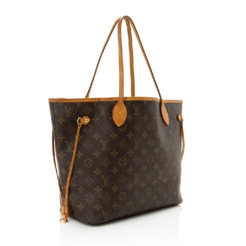 Louis Vuitton bags with a magnetic snap closure for easy accessLouis Vuitton Monogram Canvas Neverfull MM Tote - FINAL SALE (20191)