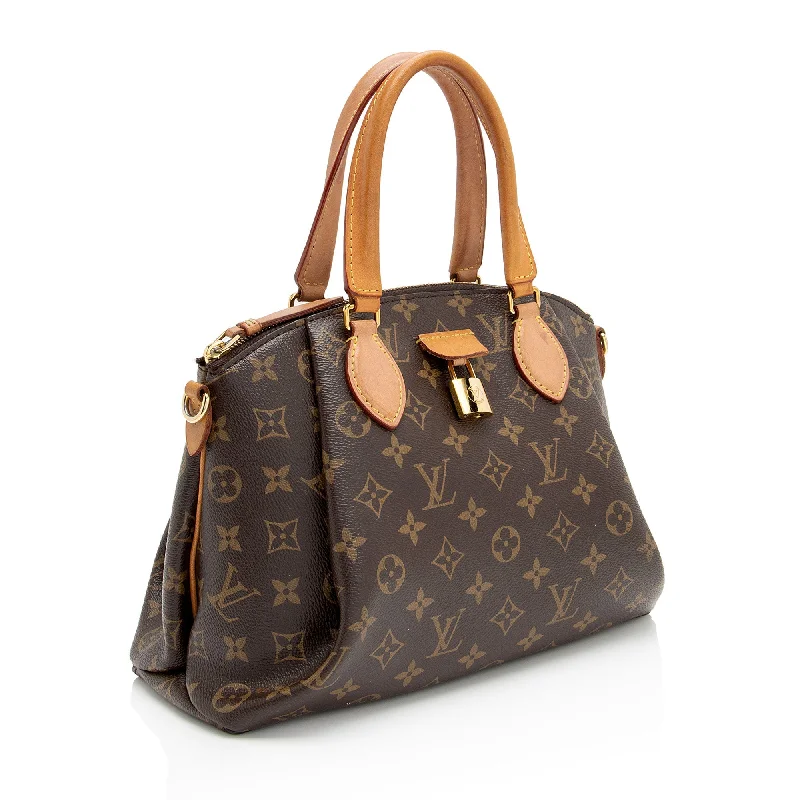 Louis Vuitton backpacks with a padded laptop compartment for travelLouis Vuitton Monogram Canvas Rivoli PM Tote (2QdVZy)