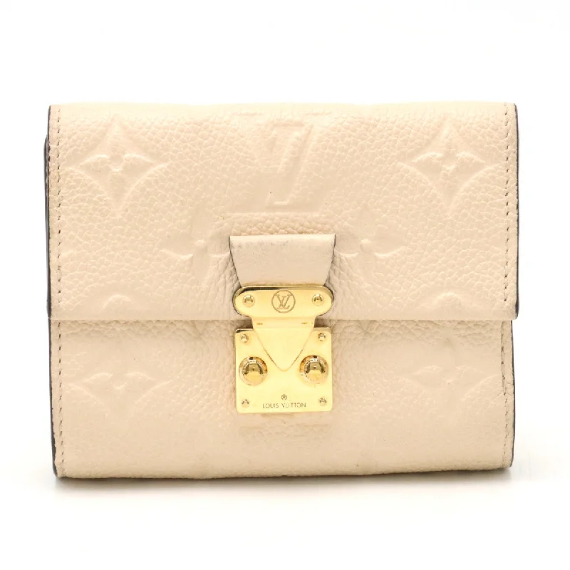 Louis Vuitton Twist bags with a snakeskin - effect panel for a bold lookLouis Vuitton Monogram Emplant Portfolio Metis Compact Three Folded Wallet Three Folded Cream Beige M81071