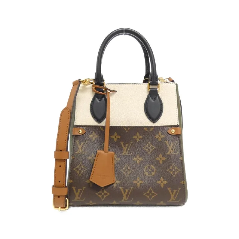 Louis Vuitton crossbody bags in a bold red color for a statementLouis Vuitton Monogram F Tote PM M45388 Bag