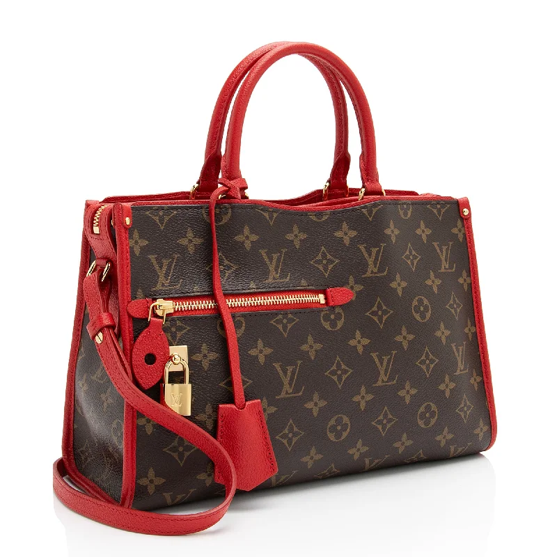 Louis Vuitton Petite Malle bags with a hard - shell structure for uniquenessLouis Vuitton Monogram Canvas Popincourt PM Satchel (9wOnok)