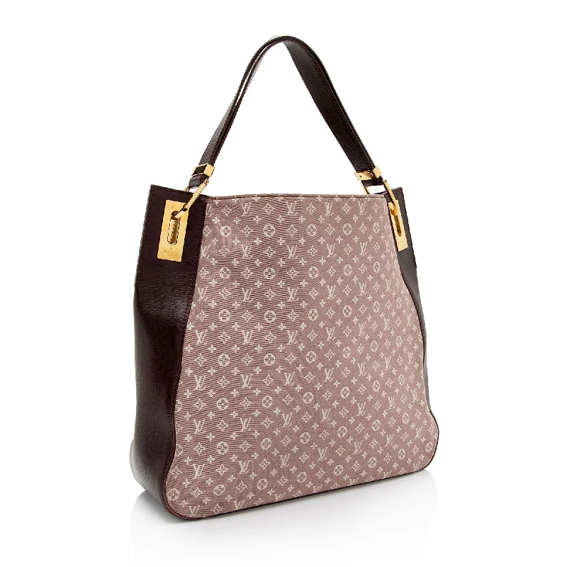 Louis Vuitton bags with a snap - button closure and a decorative charm for styleLouis Vuitton Monogram Idylle Rendez-Vous MM Shoulder Bag (SHF-YlgUqE)