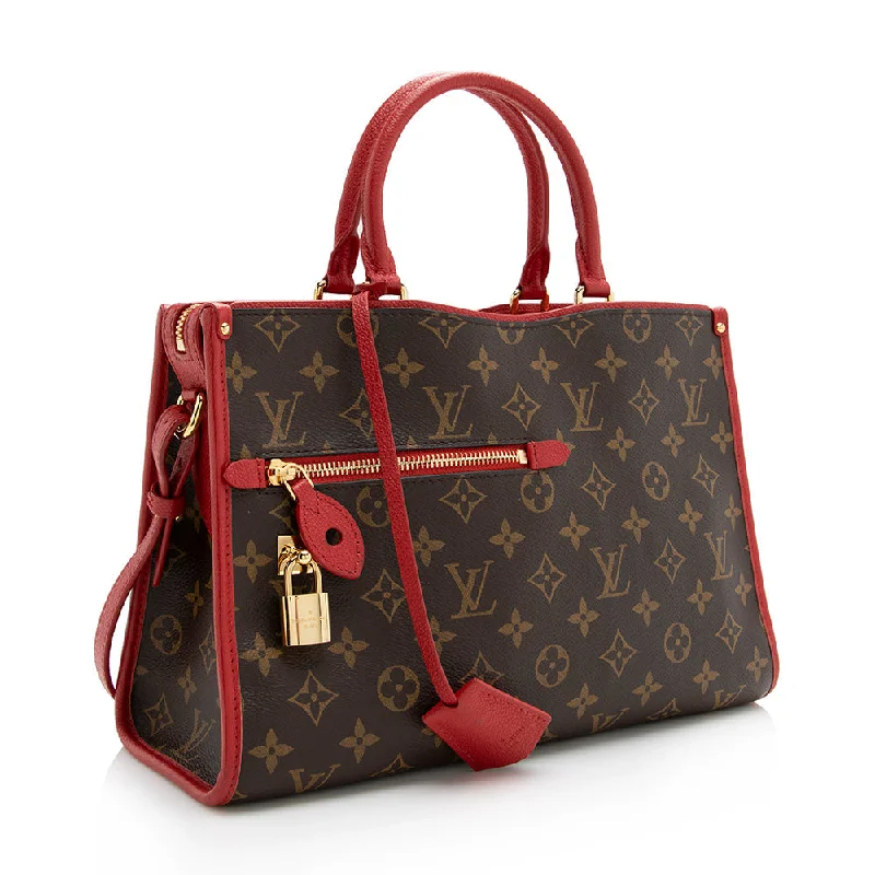 Louis Vuitton bags with a magnetic snap closure for easy accessLouis Vuitton Monogram Canvas Popincourt PM Satchel - FINAL SALE (16273)