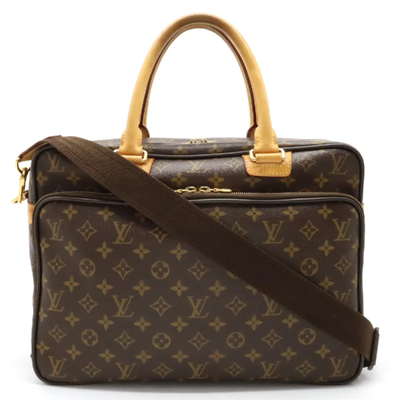 Louis Vuitton Alma bags with a leather - wrapped handle for a luxurious feelLouis Vuitton Monogram Icarus Briefcase Business Bag 2WAY Shoulder Bag Slipper M23252