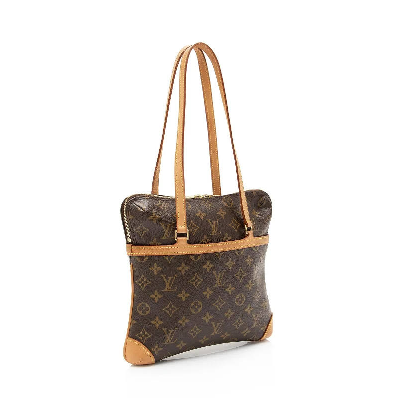 Ladies Louis Vuitton shoulder bags with a wide - width strap for comfortLouis Vuitton Monogram Canvas Sac Coussin GM Shoulder Bag (s7SCPT)