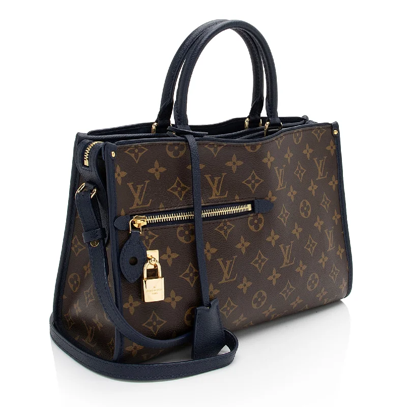 Louis Vuitton handbags with a patent - leather finish for a shiny lookLouis Vuitton Monogram Canvas Popincourt PM Satchel (6yLLGx)