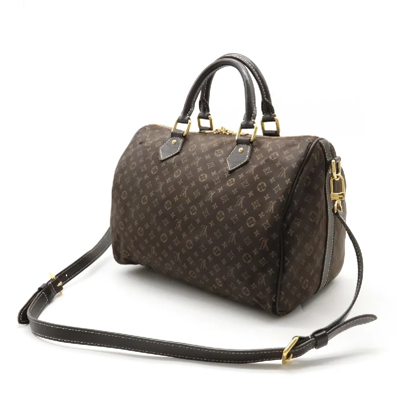 Medium - sized Louis Vuitton tote bags for work and shoppingLouis Vuitton Monogram Idil Speed Bandriel 30 Handbag Louis Vuitton 2WAY Shoulder M56702 Blumin