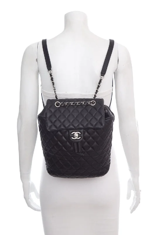 Chanel bags with modern touchesChanel Black Urban Spirit Backpack