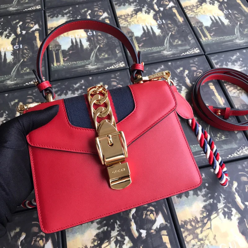 Women Gucci crossbody bags in a bold red colorBC - Gucci Bags - 3695