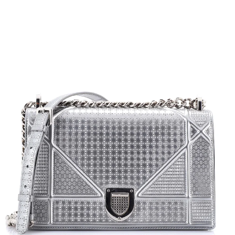 High - fashion Christian Dior bags with a geometric patternDiorama Flap Bag Cannage Embossed Calfskin Small