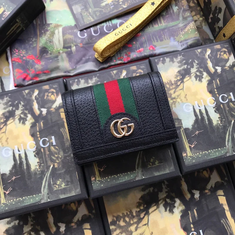 Women Gucci bags with a front - zip pocket for small itemsWF - Gucci Bags - 3433