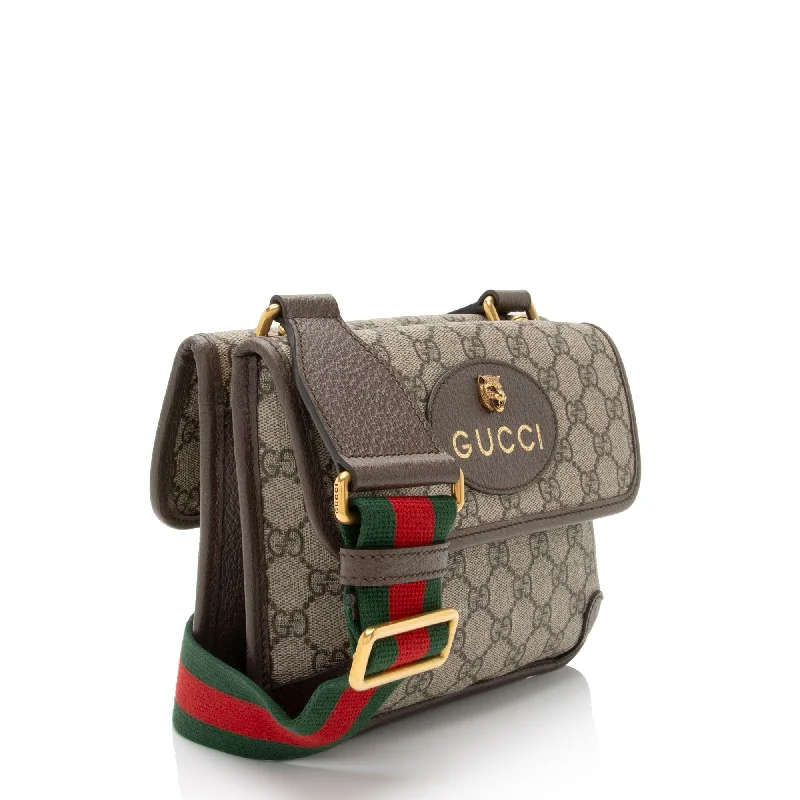 Ladies Gucci Dionysus bags with a detachable shoulder strapGucci GG Supreme Neo Vintage Small Messenger (OhNyui)