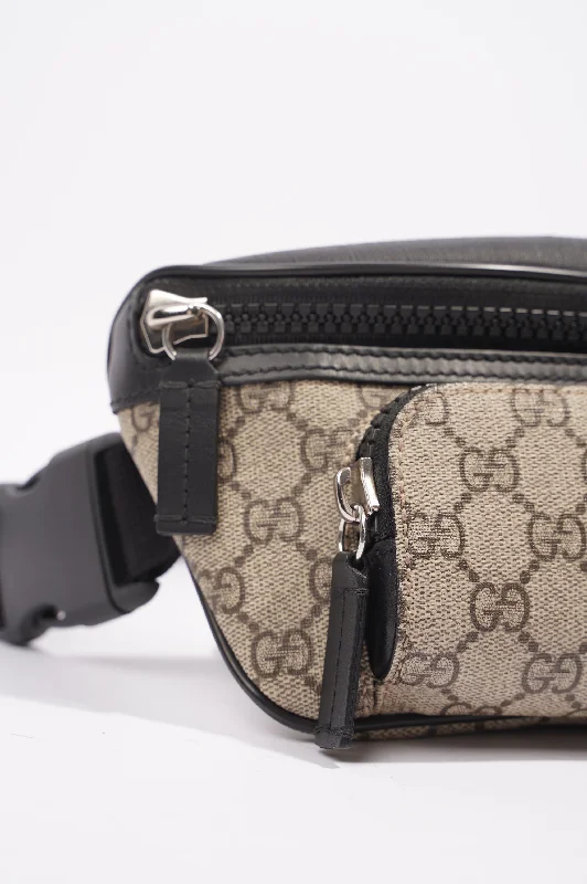 Women Gucci bags with a chain - link trim and a leather bodyGucci Mens Belt Bag Supreme