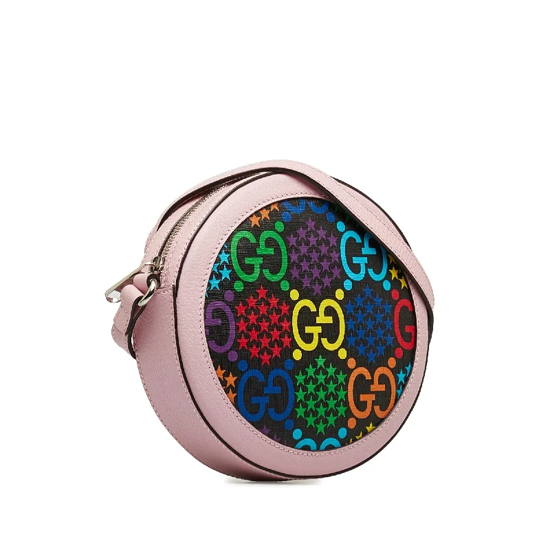 Ladies Gucci shoulder bags with a magnetic - closure flapGucci GG Supreme Psychedelic Crossbody (eZb3RB)