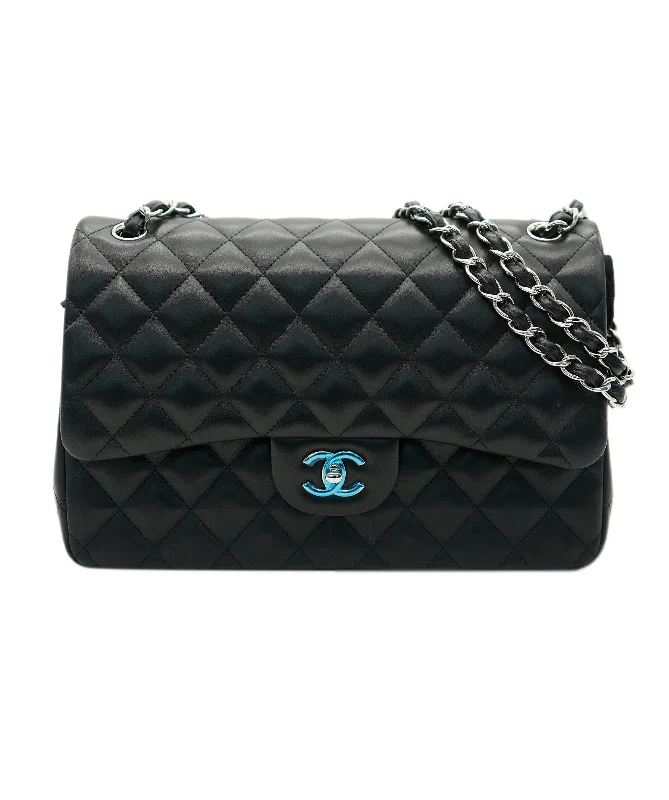 Chanel bags for women who love timeless fashionChanel Black Jumbo Lambskin with SHW ALC1765