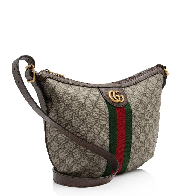 Gucci tote bags for women with a water - resistant coatingGucci GG Supreme Ophidia Small Shoulder Bag (WanJjv)