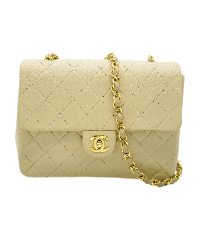 Chanel bags with modern touchesChanel Vintage Mini Square Lambskin Crossbody  ALC1807