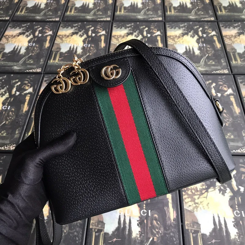 Women Gucci Sylvie bags with a monogram - embossed leatherBC - Gucci Bags - 3711