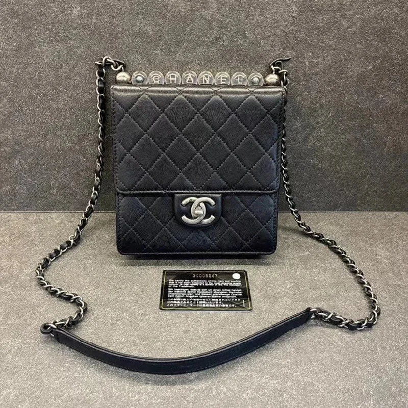 Chanel bags with exclusive seasonal releasesChanel Classic Flap Bag Black Calfskin Medium Quilted Chain Strap