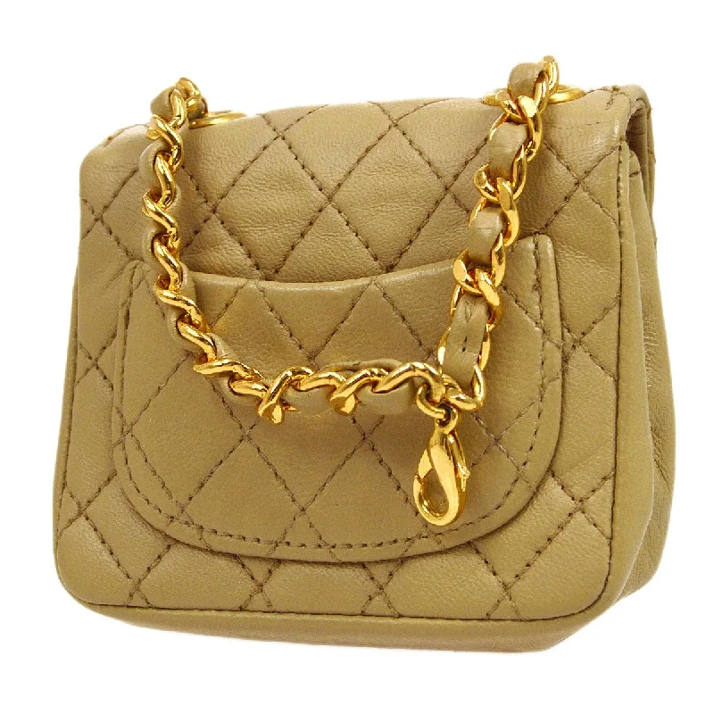 Chanel Colorful Handbag for Spring OutfitsChanel 1989 Beige Lambskin Micro Classic Flap Belt Bag