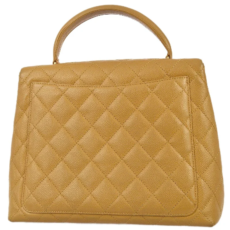 Chanel Classic Flap Bag for Evening PartyChanel 2004-2005 Beige Caviar Kelly Handbag