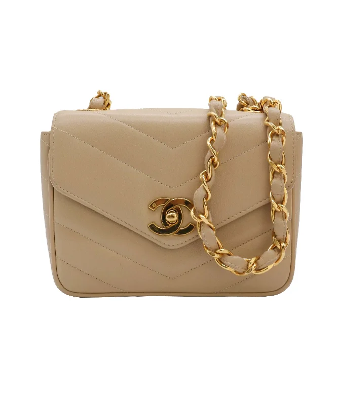 Chanel bags available in bold colors and patternsCHANEL V stitch ChainShoulder Beige  DXBS0985