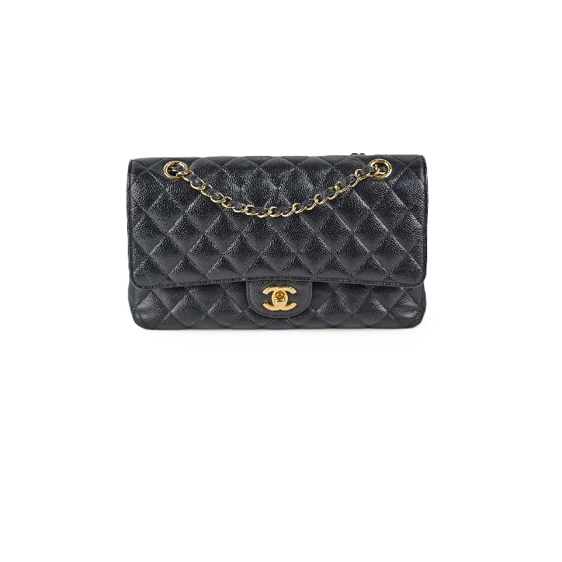 Chanel Designer Handbag with Unique DesignChanel Classic Flap Medium/Large Caviar Black