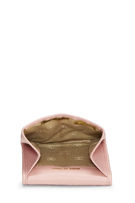 Chanel bags with leather and tweed combinationsChanel,  Pink Caviar 'CC' Coin Purse, Pink