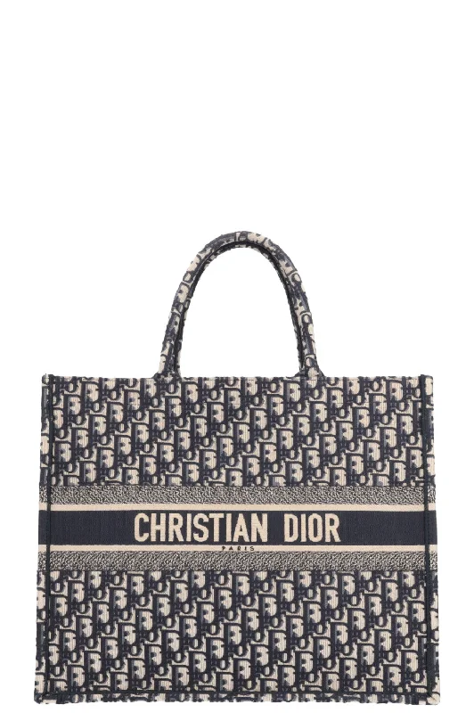 Stylish Christian Dior shoulder bags with a tassel - adorned zipperCHRISTIAN DIOR Large Book Tote